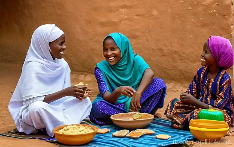 말리의 종교 의식과 행사 - **Prompt 1: Spiritual Grandeur of Timbuktu**
    "An awe-inspiring wide shot of the ancient Djinguer...