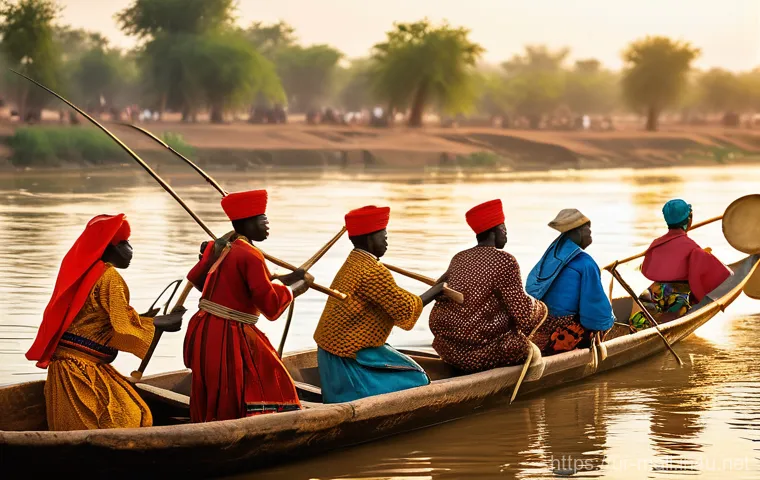 말리의 종교 의식과 행사 - **Prompt 2: Joyful Eid Celebration in a Malian Village**
    "A vibrant and heartwarming scene of a ...
