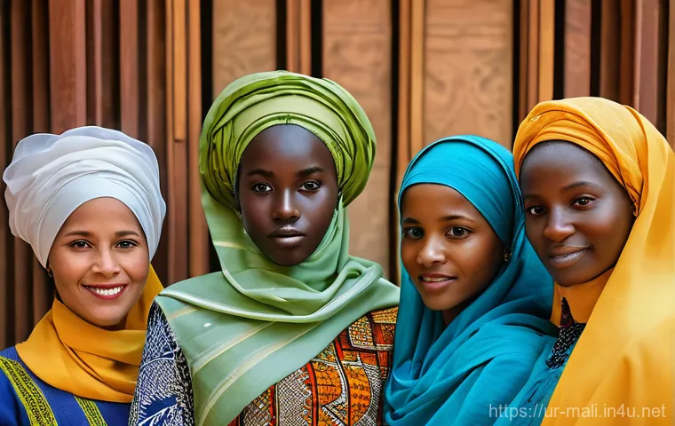 말리 법률과 사회 제도 - **Prompt: Traditional Malian Justice Council**
    "A scene depicting a traditional Malian village j...