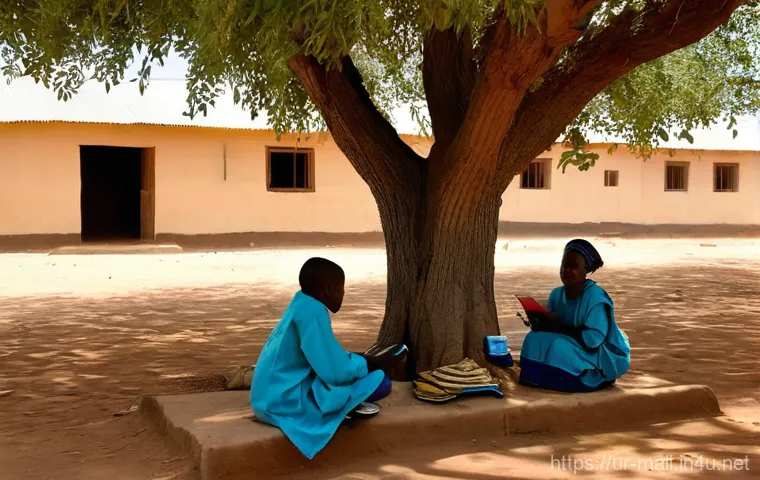말리 기독교 공동체 - **"Malian Interfaith Harmony: Festive Celebration"**
    A vibrant, wide-angle shot of a diverse gro...